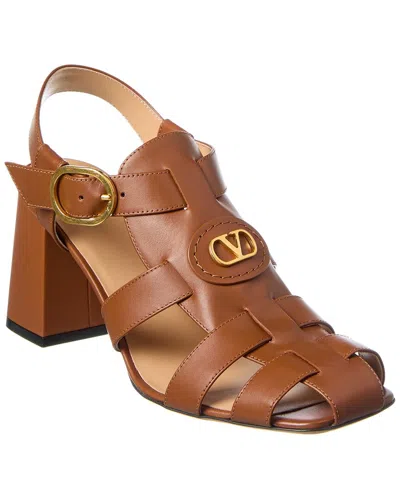 VALENTINO GARAVANI VALENTINO VLOGO 75 LEATHER SANDAL