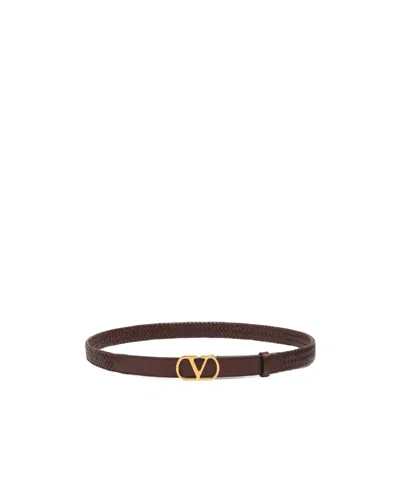 VALENTINO GARAVANI VALENTINO VLOGO SIGNATURE BUCKLED BELT