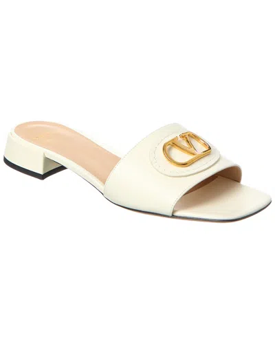 VALENTINO GARAVANI VALENTINO VLOGO LEATHER SANDAL