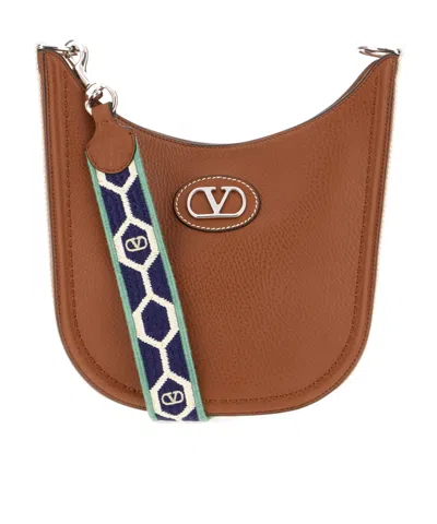 VALENTINO GARAVANI VALENTINO VLOGO SIGNATURE LOGO EMBROIDERED CROSSBODY BAG