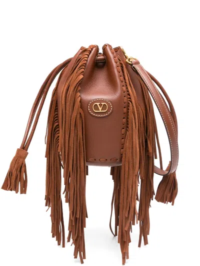 VALENTINO GARAVANI VLOGO SIGNATURE BUCKET BAG