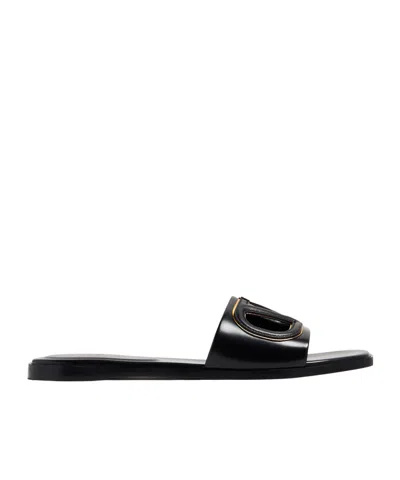 VALENTINO GARAVANI VALENTINO VLOGO SIGNATURE SLIP-ON SLIDES