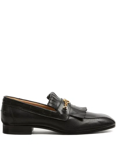 VALENTINO GARAVANI VLOGO SIGNATURE FRINGED LOAFERS