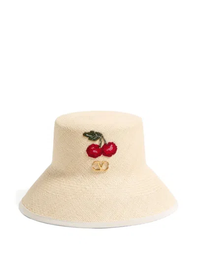 VALENTINO GARAVANI VLOGO SIGNATURE CHERRYFIC BUCKET HAT