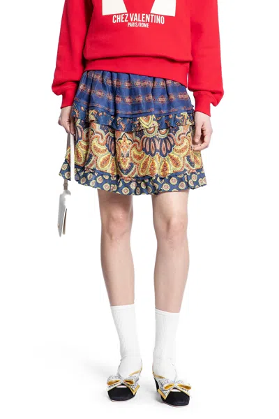 VALENTINO MEDAGLIONI VOYAGE IMAGINARE MINI SKIRT