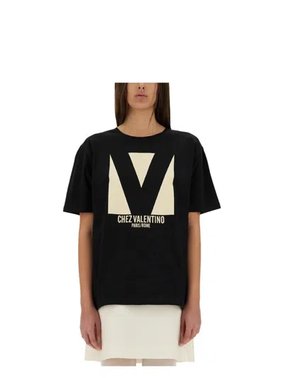 VALENTINO WOMEN'S CHEZPRINT TSHIRT