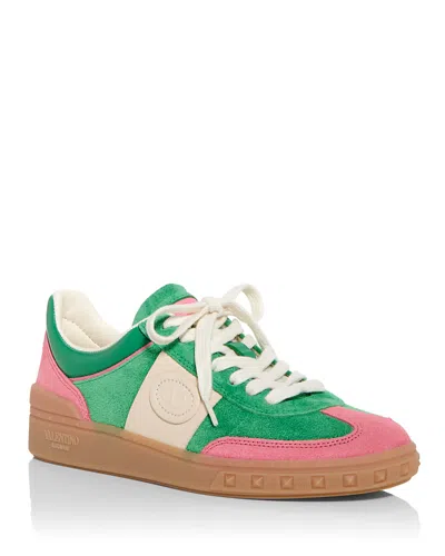 VALENTINO GARAVANI WOMEN'S UPVILLAGE CROSTA LOW TOP SNEAKERS