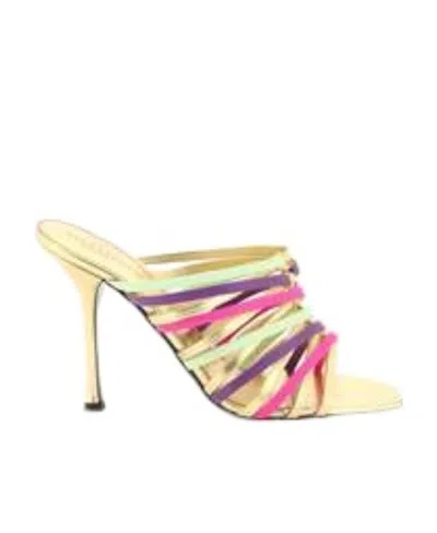 VALENTINO GARAVANI VALENTINO	GARAVANI ROCKSTUD OPEN TOE STILETTO MULES