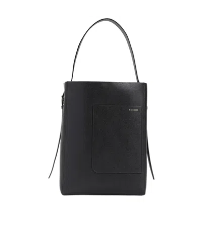 VALEXTRA VALEXTRA OPEN TOP MEDIUM BUCKET BAG