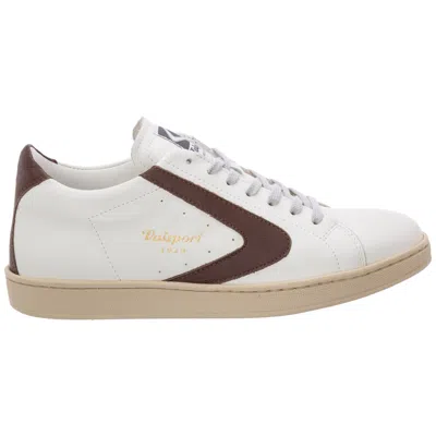 VALSPORT 1920 VALSPORT 1920 SNEAKER HERREN TOURNAMENT VTNL001MA2001 BIANCO MOOR LEDER LOGO
