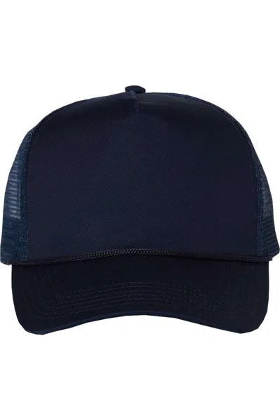 VALUCAP FIVE-PANEL MESH-BACK TRUCKER CAP