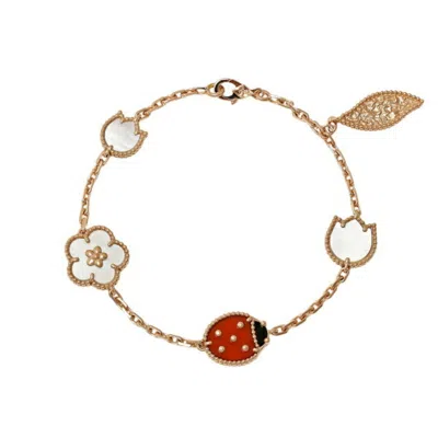 VAN CLEEF & ARPELS (18K) CHARM BRACELET (PRE-OWNED)