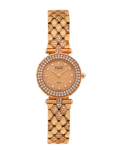 VAN CLEEF & ARPELS VAN CLEEF & ARPELS WOMEN'S CLASSIQUE DIAMOND DIAMOND WATCH, CIRCA 1990S (AUTHENTIC PRE-OWNED)