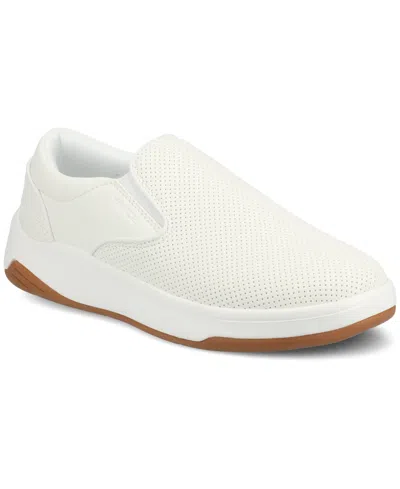 VANCE CO. MEN'S TOWNES COMFORT PERFORATED FLEXIBLE SLIP-ON SNEAKER