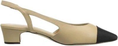 VANELI VANELI WOMENS ALIZ SLINGBACK PUMPS DRESS CASUAL LOW HEEL 1-2" - BLACK