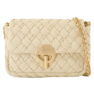 VANESSA BRUNO MOON HANDBAG - VANESSA BRUNO - LEATHER - BEIGE