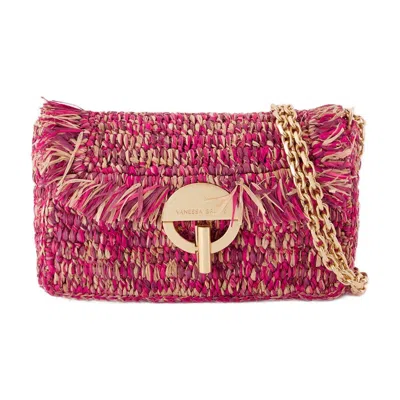 VANESSA BRUNO VANESSA BRUNO NANO MOON CROSSBODY - COTTON - PINK
