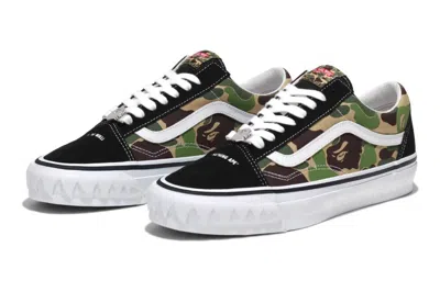 VANS A BATHING APE BAPE X VANS LX OLD SKOOL TB MULTI-COLOR 1K73-191-920 SIZE 8.5