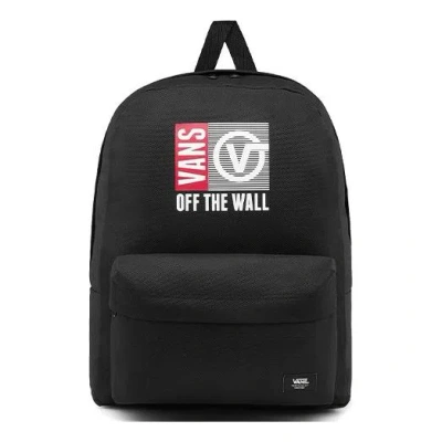 VANS Vans AP Redbox Circle Backpack 'Black Red Grey'