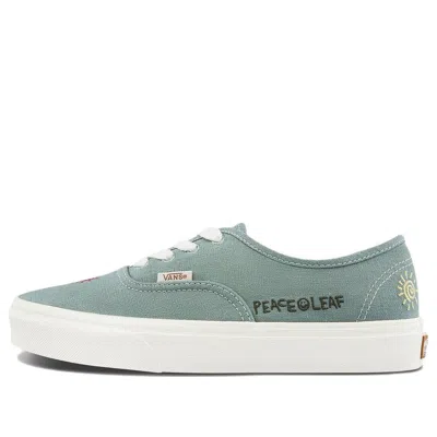VANS Vans Authentic Low Top Casual Skate Shoes Green Unisex