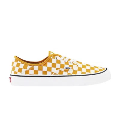 VANS AUTHENTIC SF 'CHECKERBOARD - CADMIUM YELLOW'