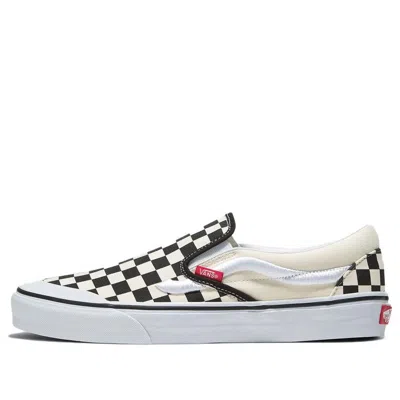 VANS Vans Classic Slip-On 138 Sidestripe 'Black Checkerboard'