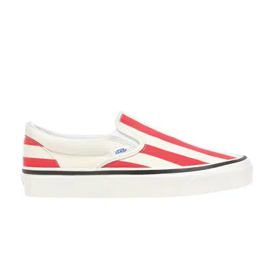 VANS CLASSIC SLIP-ON 98 DX 'ANAHEIM FACTORY - RED BIG STRIPES'