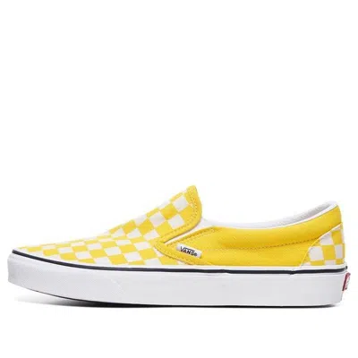 VANS Vans Classic Slip-On 'Checkerboard - Cyber Yellow'