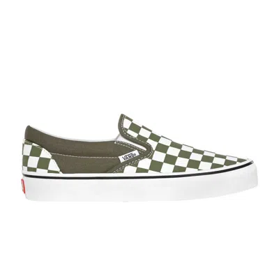 VANS CLASSIC SLIP-ON 'CHECKERBOARD - GRAPE LEAF'