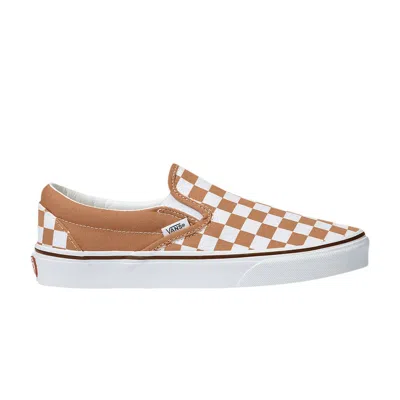 VANS CLASSIC SLIP-ON 'COLOR THEORY CHECKERBOARD - MEERKAT'