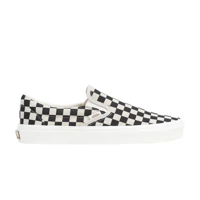 VANS CLASSIC SLIP-ON 'ECO THEORY - BLACK WHITE CHECKERBOARD'