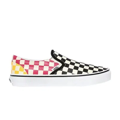VANS CLASSIC SLIP-ON 'GLITTER CHECK - MULTI'