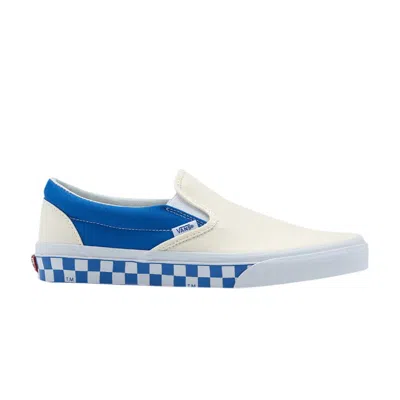 VANS CLASSIC SLIP-ON 'SIDEWALL CHECK - IMPERIAL BLUE'