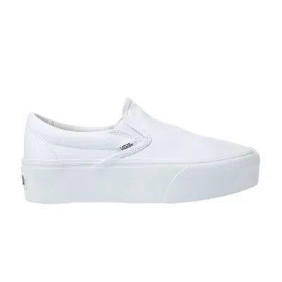 VANS CLASSIC SLIP-ON STACKFORM 'WHITE'