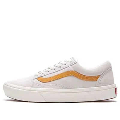VANS Vans Comfycush Old Skool Low Tops Casual Skateboarding Shoes Unisex Gray Orange