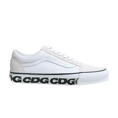 VANS COMME DES GARÇONS X OG OLD SKOOL LX 'SIDEWALL - WHITE'