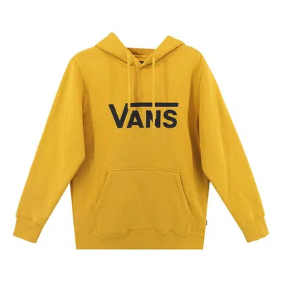 VANS Vans Contrasting Colors Alphabet Logo Hooded Pullover Fleece Lined Stay Warm Yellow