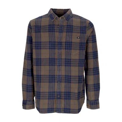 VANS GONZALES MEN'S LONG SLEEVE SHIRT L/S WOVEN SHIRT CANTEEN