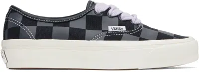 VANS GRAY & BLACK LX AUTHENTIC 44 SNEAKERS