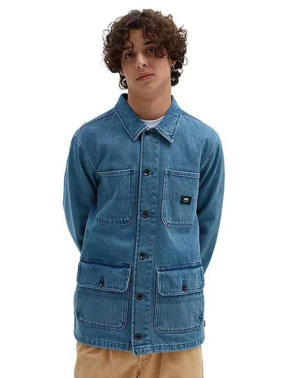 VANS JACKETS AND JACKETS MAN VANS VN0008FXCDX1001 STONEWASH/BLUE