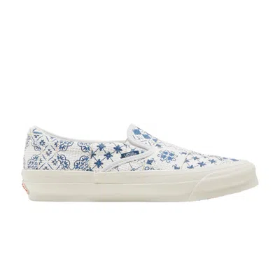 VANS KITH X OG CLASSIC SLIP-ON LX 'AZULEJO TILE'