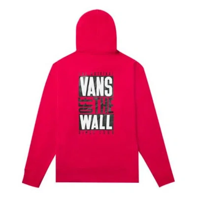 VANS Vans Logo Alphabet Printing Couple Style Red
