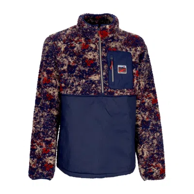 VANS MEN'S BEAR OUTDOOR CLUB Q-ZIP DRESS BLUE