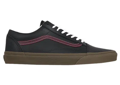 VANS MEN'S VANS OLD SKOOL BLEACHER SNEAKERS IN BLACK