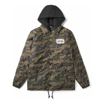 VANS Men's Vans Stay Warm With Down Feather Athleisure Casual Sports Jacket Camouflage