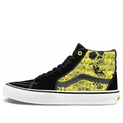 VANS Vans Mike Gigliotti x SpongeBob SquarePants x Skate SK8-HI 'Black Yellow'