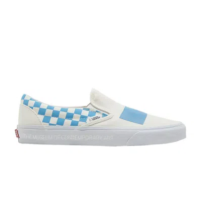 VANS MOCA X CLASSIC SLIP-ON 'CHECKERBOARD - CYAN'