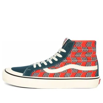 VANS Vans Mod Checkerboard SK8-Hi 138 Decon Sf 'Red Blue'