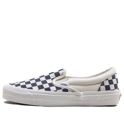 VANS Vans OG Classic Slip-On LX 'Navy Checkerboard'