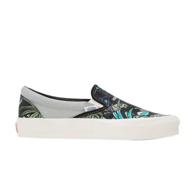 VANS OG CLASSIC SLIP-ON LX 'PARROT HAWAIIAN - BLACK'